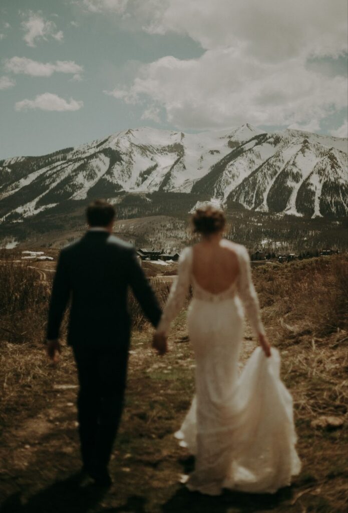 Crested Butte elopement in the springtime
