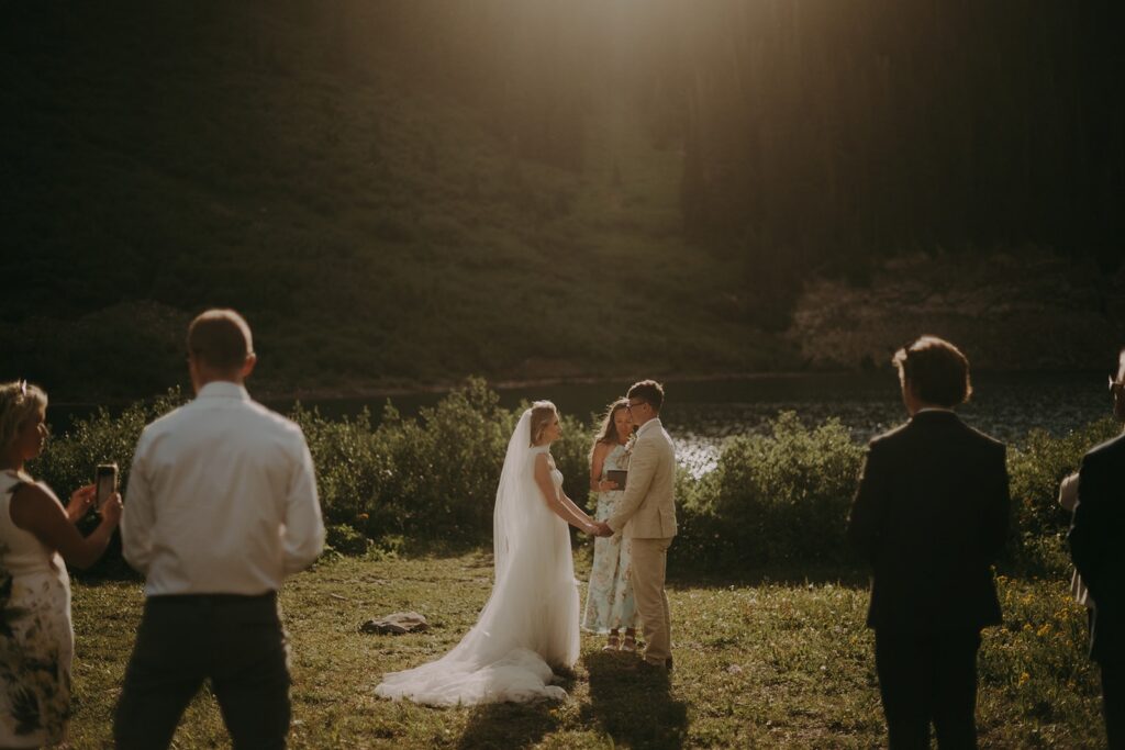 Emerald Lake Colorado elopement